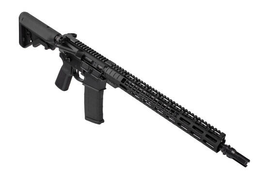 Evolve Weapons Systems E-15 Enhanced rifle features a black finish and radian charging handle